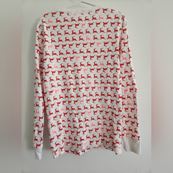 Crewcuts Girl’s Pajama Set in Prancing Reindeer Size 10 - Picture 5 of 9
